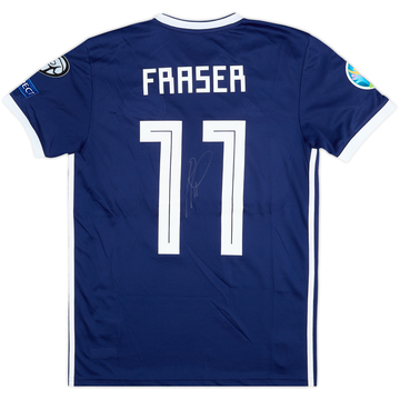 2019 Scotland Match Issue Signed Home Shirt Fraser #11
