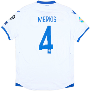 2019 Cyprus Match Issue Away Shirt Merkis #4
