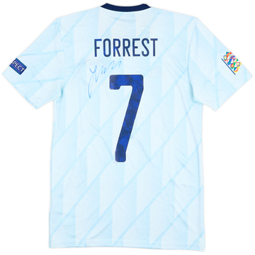 2020 Scotland Match Issue Nations League Signed Away Shirt Forrest #7
