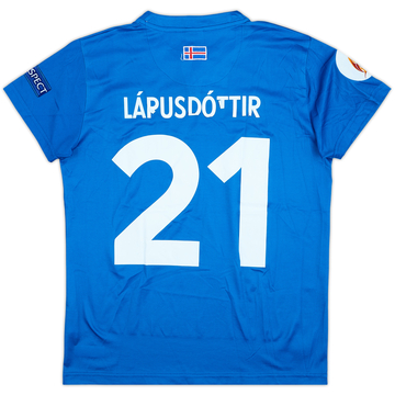 2016 Iceland Women's Match Issue Home Shirt Larusdottir #21
