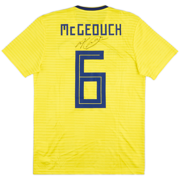 2018 Scotland Match Issue Signed Away Shirt McGeouch #6