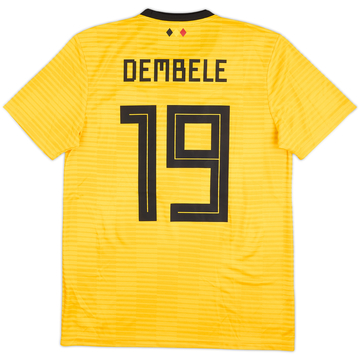 2019 Belgium Match Issue Away Shirt Dembele #19