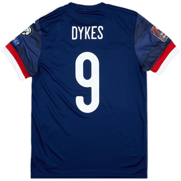 2020 Scotland Match Issue Home Shirt Dykes #9