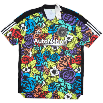 2021 Inter Miami Player Issue adidas Pre Match Shirt (Morgan) (L)