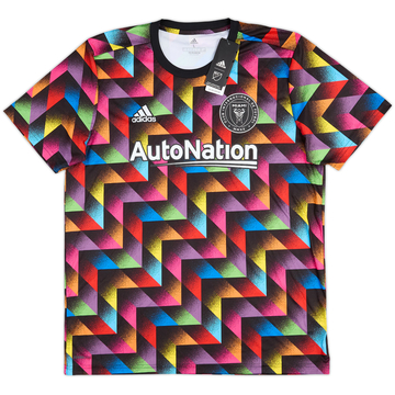 2021 Inter Miami Player Issue adidas Pre Match Shirt (Morgan) (L)