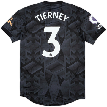 2022-23 Arsenal Match Issue Away Shirt Tierney #3