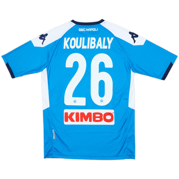 2019-20 Napoli Home Shirt Koulibaly #26 - 8/10 - (S)