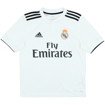 2018-19 Real Madrid Home Shirt - 8/10 - (L.Boys)