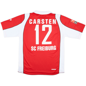 2007-08 Freiburg Home Shirt Carsten #12 - 7/10 - (XL)