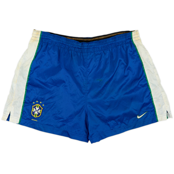 1998-00 Brazil Home Shorts - 4/10 - (XL)