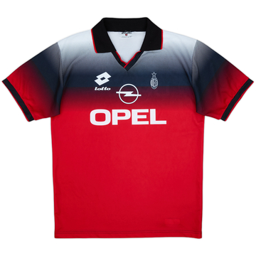1995-96 AC Milan Lotto Training Shirt - 8/10 - (XL)