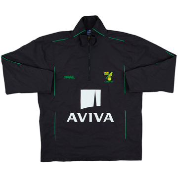 2010-11 Norwich Xara 1/2 Zip Track Top - 8/10 - (M)