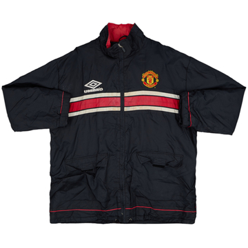 1998-99 Manchester United Umbro Padded Bench Coat - 4/10 - (XL)