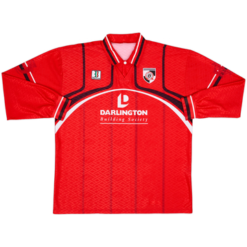 1998-99 Darlington Away L/S Shirt - 8/10 - (XXL)