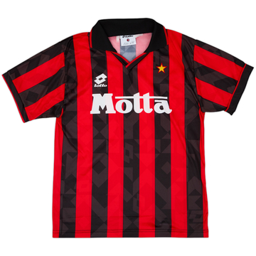 1994-95 AC Milan Basic Home Shirt - 9/10 - (M)