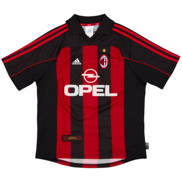 2000-02 AC Milan Home Shirt - 8/10 - (L.Boys)