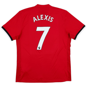 2017-18 Manchester United Home Shirt Alexis #7 - 8/10 - (L)