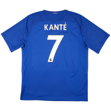 2017-18 Chelsea Home Shirt Kante #7 - 8/10 - (XL)