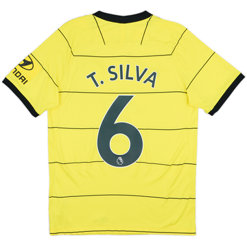 2021-22 Chelsea Away Shirt T.Silva #6 - 7/10 - (S)