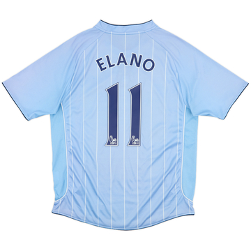 2007-08 Manchester City Home Shirt Elano #11 - 6/10 - (M)