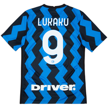 2020-21 Inter Milan Home Shirt Lukaku #9 - 8/10 - (S)