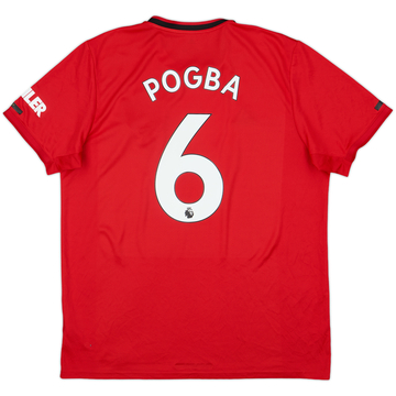 2019-20 Manchester United Home Shirt Pogba #6 - 8/10 - (XL)