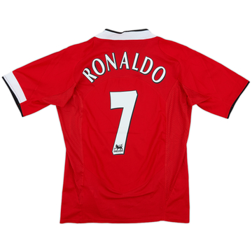 2004-06 Manchester United Home Shirt Ronaldo #7 - 8/10 - (S)