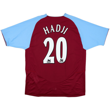2003-04 Aston Villa Home Shirt Hadji #20 - 9/10 - (M)