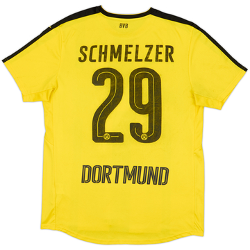 2016-17 Borussia Dortmund Home Shirt Schmelzer #29 - 4/10 - (L)