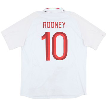 2012-13 England Home Shirt Rooney #10 - 8/10 - (XL)
