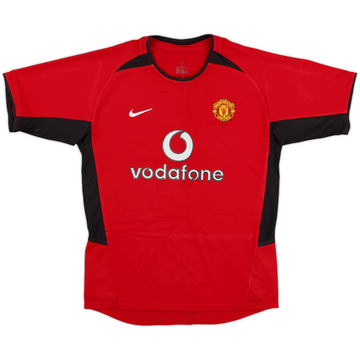 2002-04 Manchester United Home Shirt - 6/10 - (M.Boys)