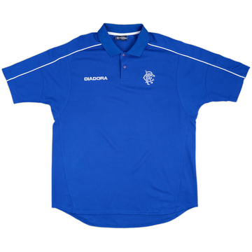 2002-03 Rangers Diadora Polo Shirt - 10/10 - (L)