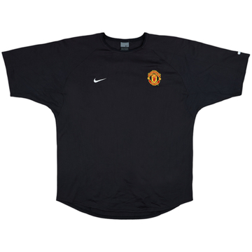 2002-03 Manchester United Nike Training Shirt - 9/10 - (L)