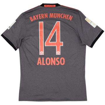 2016-17 Bayern Munich Away Shirt Alonso #14 - 10/10 - (M)