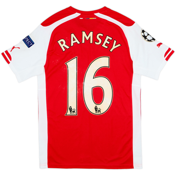 2014-15 Arsenal Home Shirt Ramsey #16 - 4/10 - (XS)