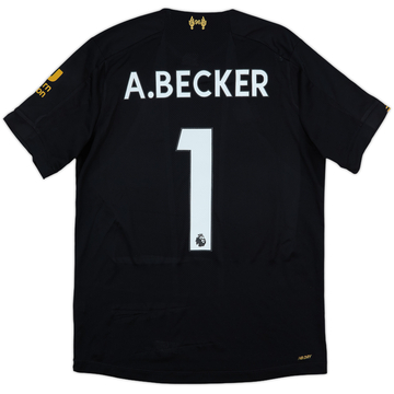 2018-19 Liverpool GK S/S Shirt A.Becker #1 - 8/10 - (S)