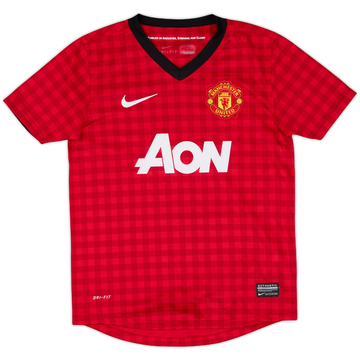 2012-13 Manchester United Home Shirt - 8/10 - (S.Boys)