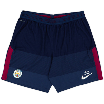2017-18 Manchester City Nike Player Issue Training Shorts #30 - 6/10 - (L)