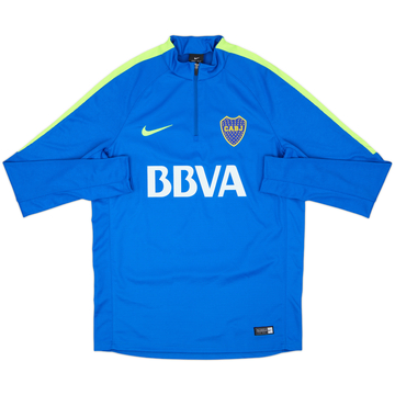 2016-17 Boca Juniors Nike 1/4 Zip Training Top - 8/10 - (M)