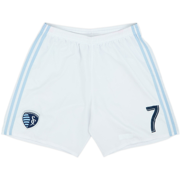 2017-18 Sporting Kansas City Player Issue Home Shorts #7 - 8/10 - (M)