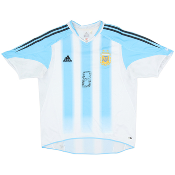 2004-05 Argentina Home Shirt Riquelme #8 - 4/10 - (L)