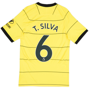 2021-22 Chelsea Away Shirt T.Silva #6 - 6/10 - (XS)