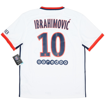2015-16 Paris Saint-Germain Away Shirt Ibrahimovic #10 (L)