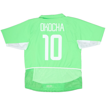 2002-04 Nigeria Player Issue Home Shirt Okocha #10 - 10/10 - (L)