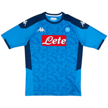 2019-20 Napoli European Basic Home Shirt - 9/10 - (M)