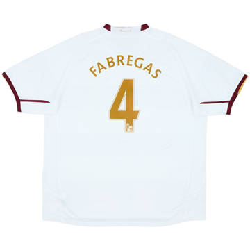 2007-08 Arsenal Away Shirt Fabregas #4 - 10/10 - (XXL)