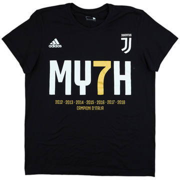 2017-18 Juventus adidas Graphic Tee - 10/10 - (L)