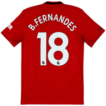 2019-20 Manchester United Home Shirt B.Fernandes #18 - 7/10 - (S)