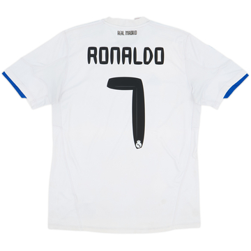 2010-11 Real Madrid Home Shirt Ronaldo #7 - 6/10 - (XL.Boys)