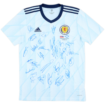 2020 Scotland Player Issue Squad Signed Away Shirt - 9/10 - (M)